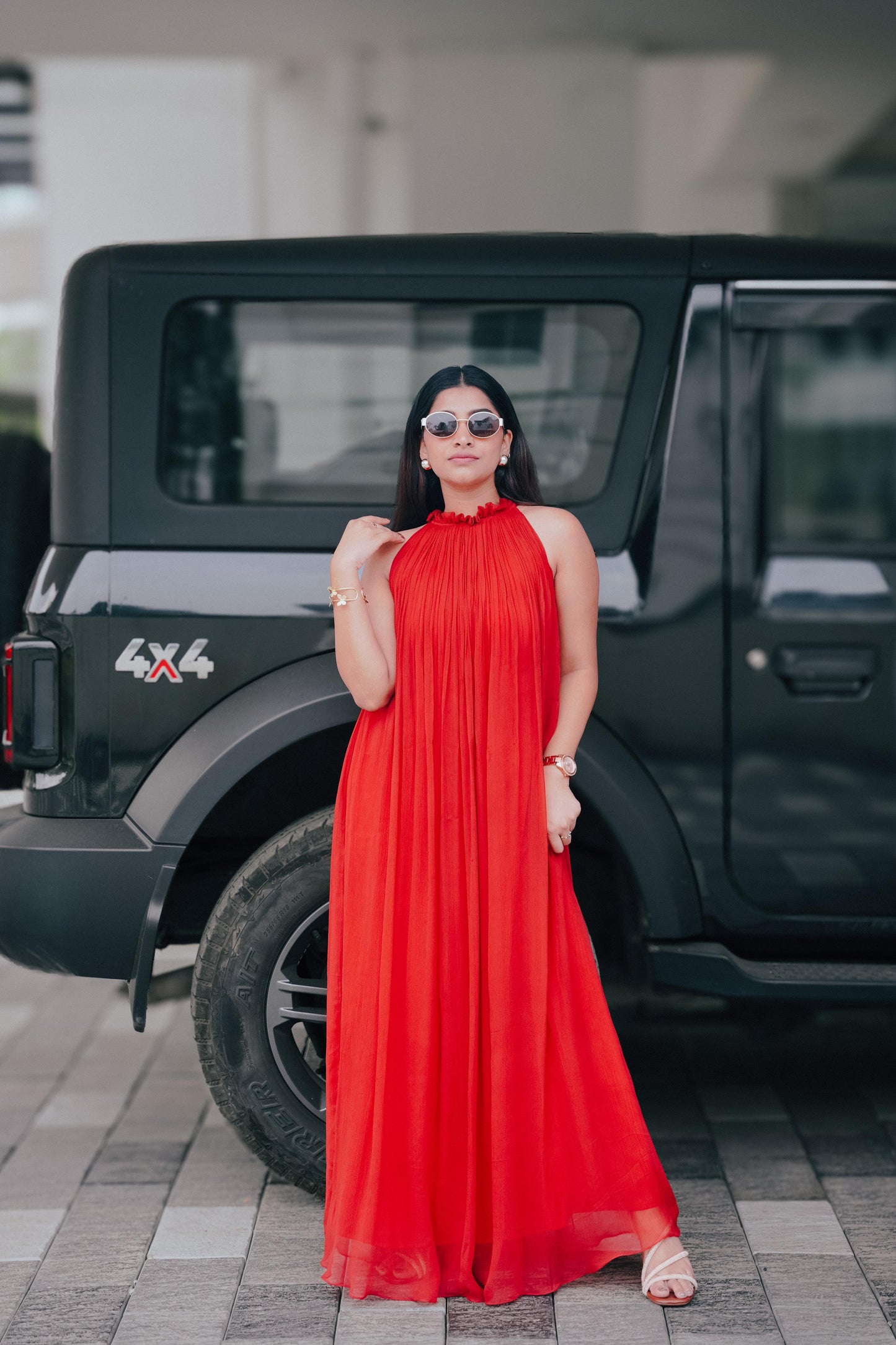AURORA CHIFFON DRESS