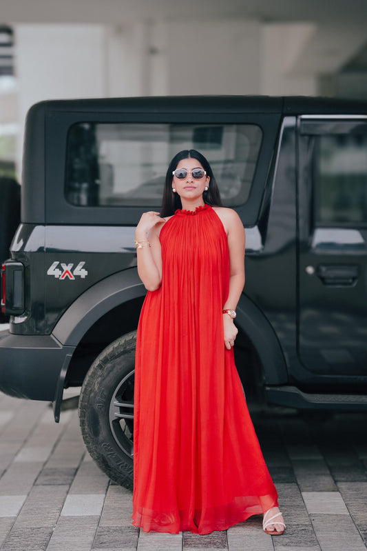 AURORA CHIFFON DRESS
