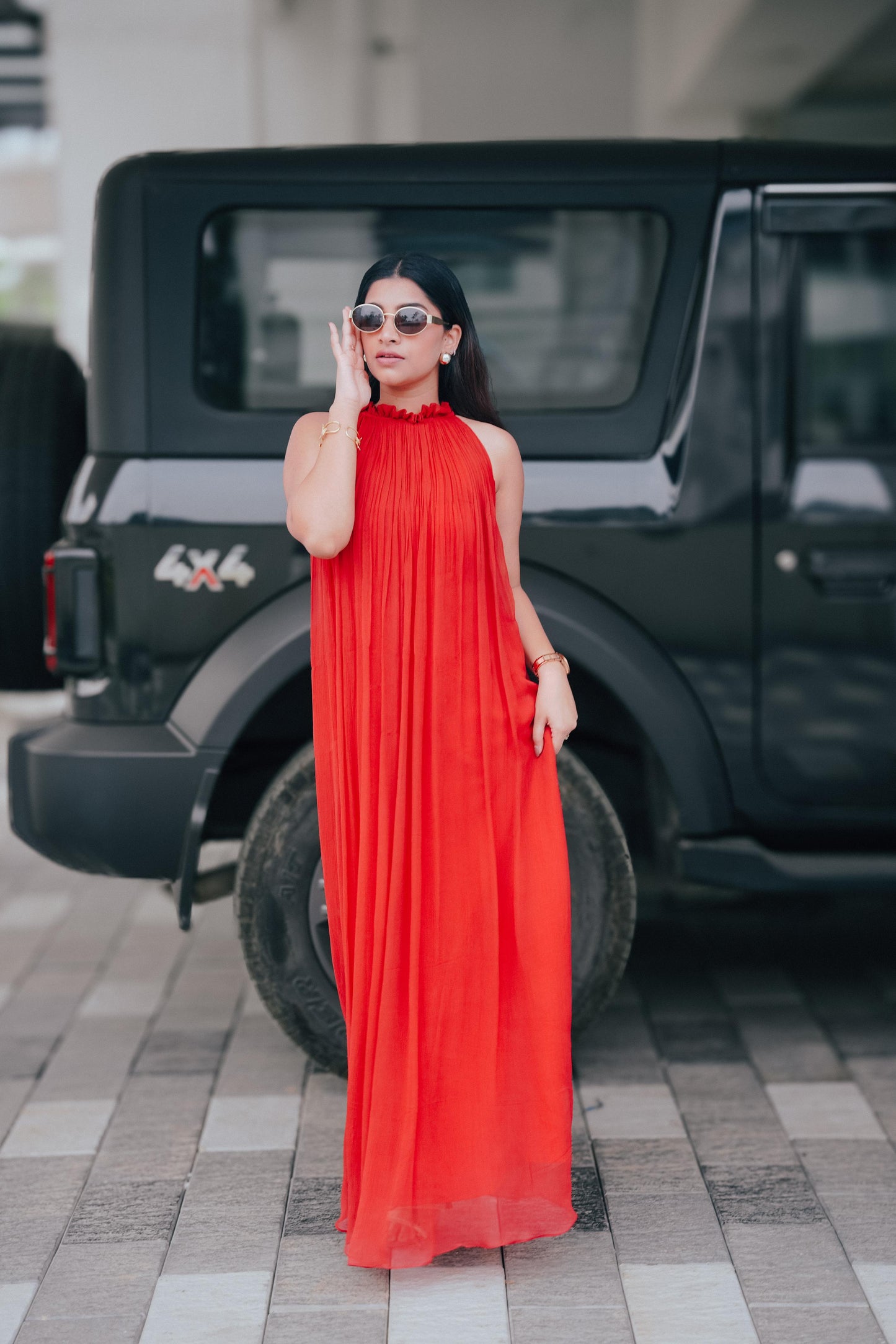 AURORA CHIFFON DRESS