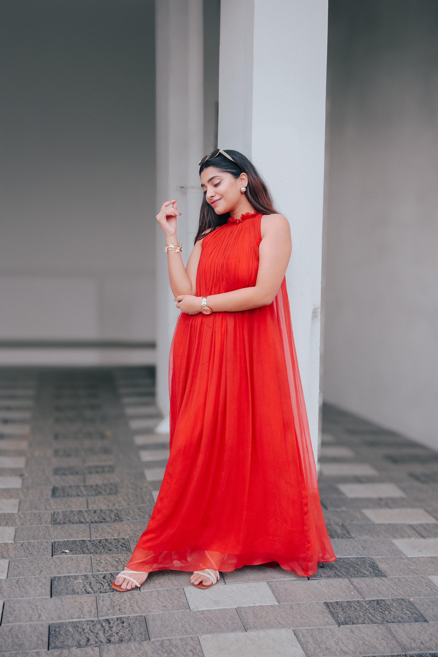 AURORA CHIFFON DRESS