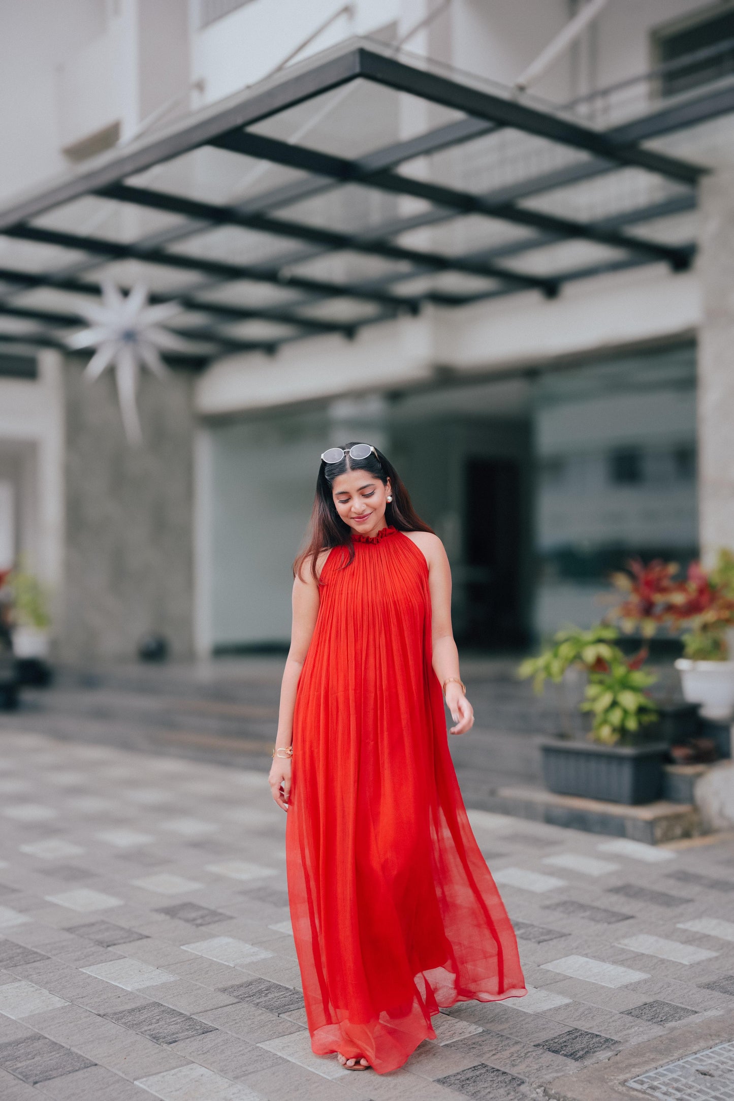 AURORA CHIFFON DRESS