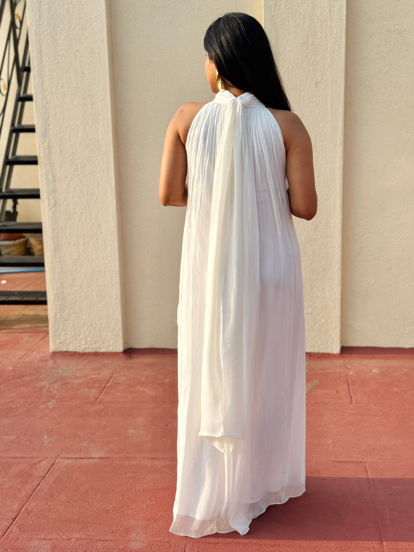 WHITE BOWTIE DRESS