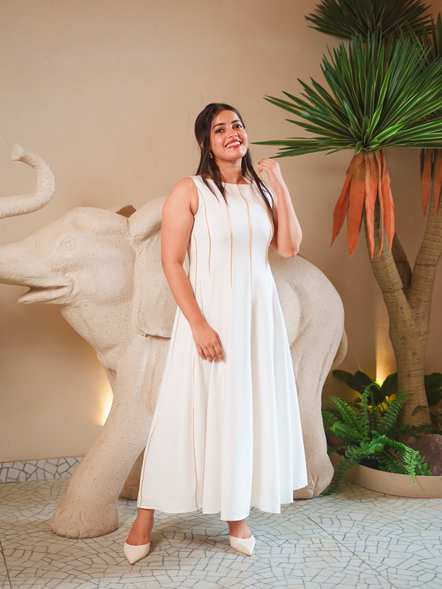 NINA PANELLED DRESS