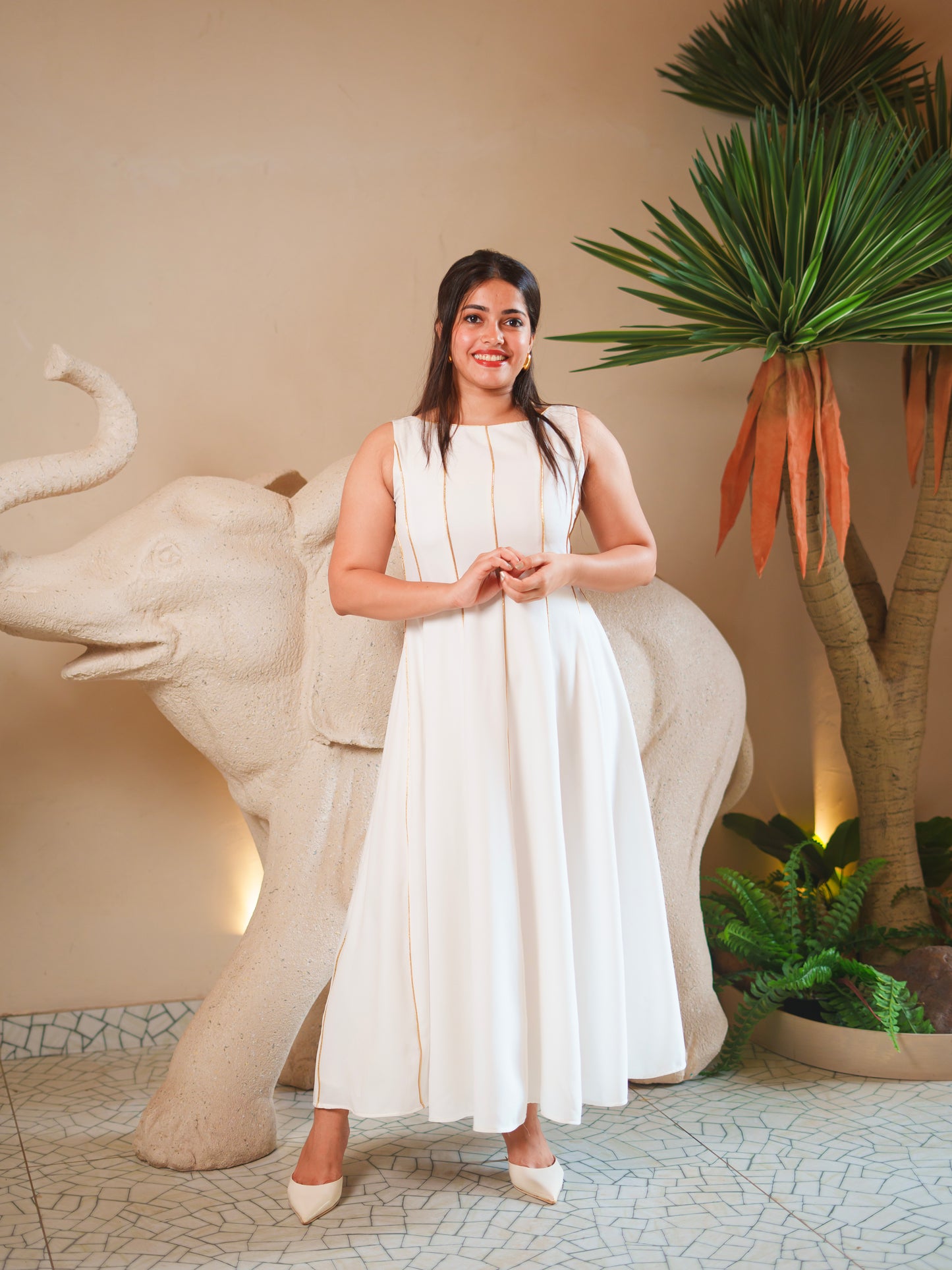 NINA PANELLED DRESS