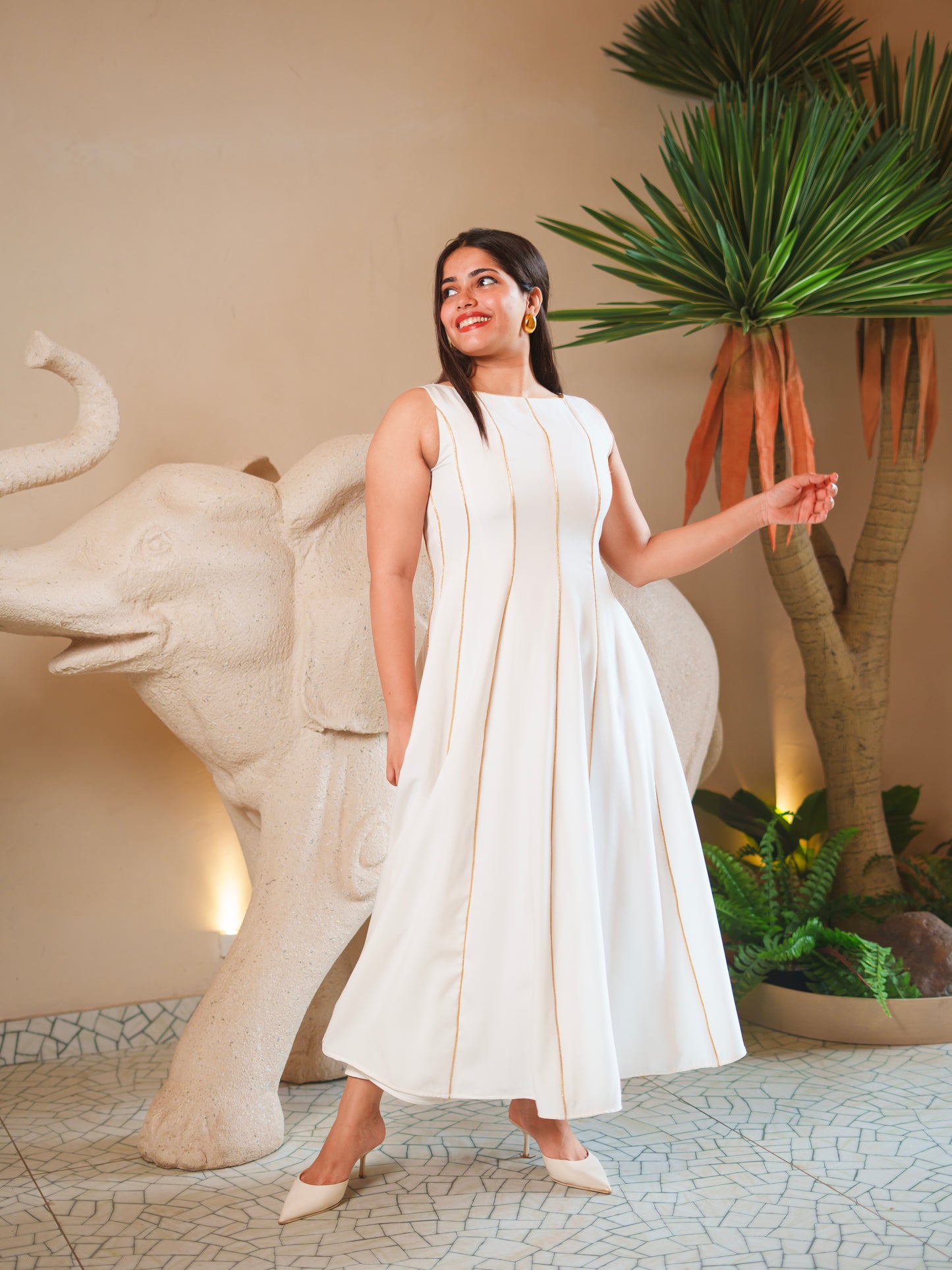 NINA PANELLED DRESS