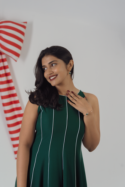 GREEN LINE NINA DRESS