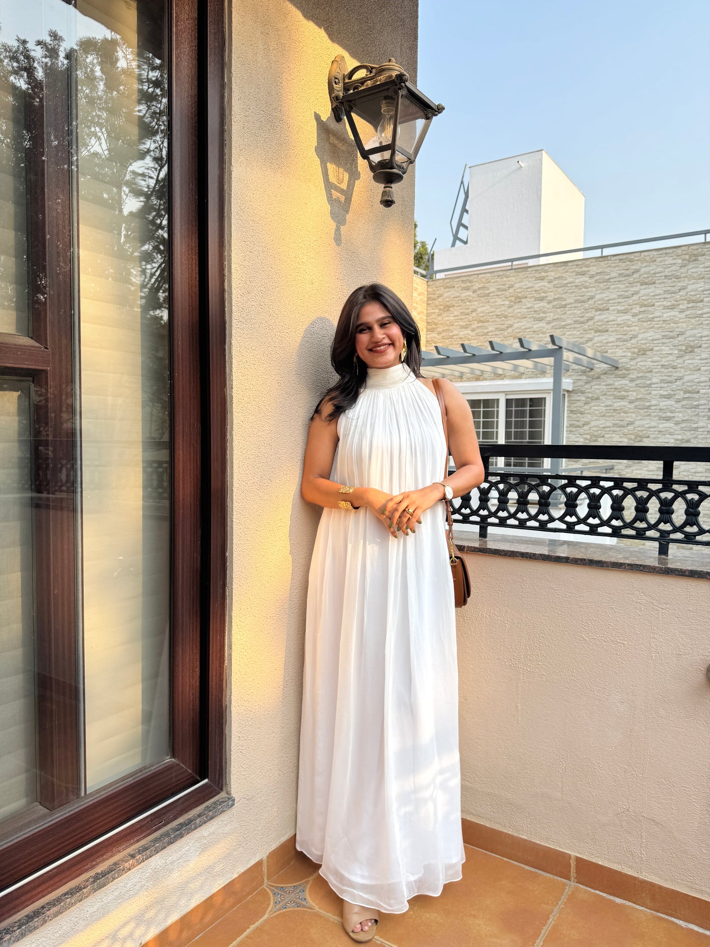 WHITE BOWTIE DRESS