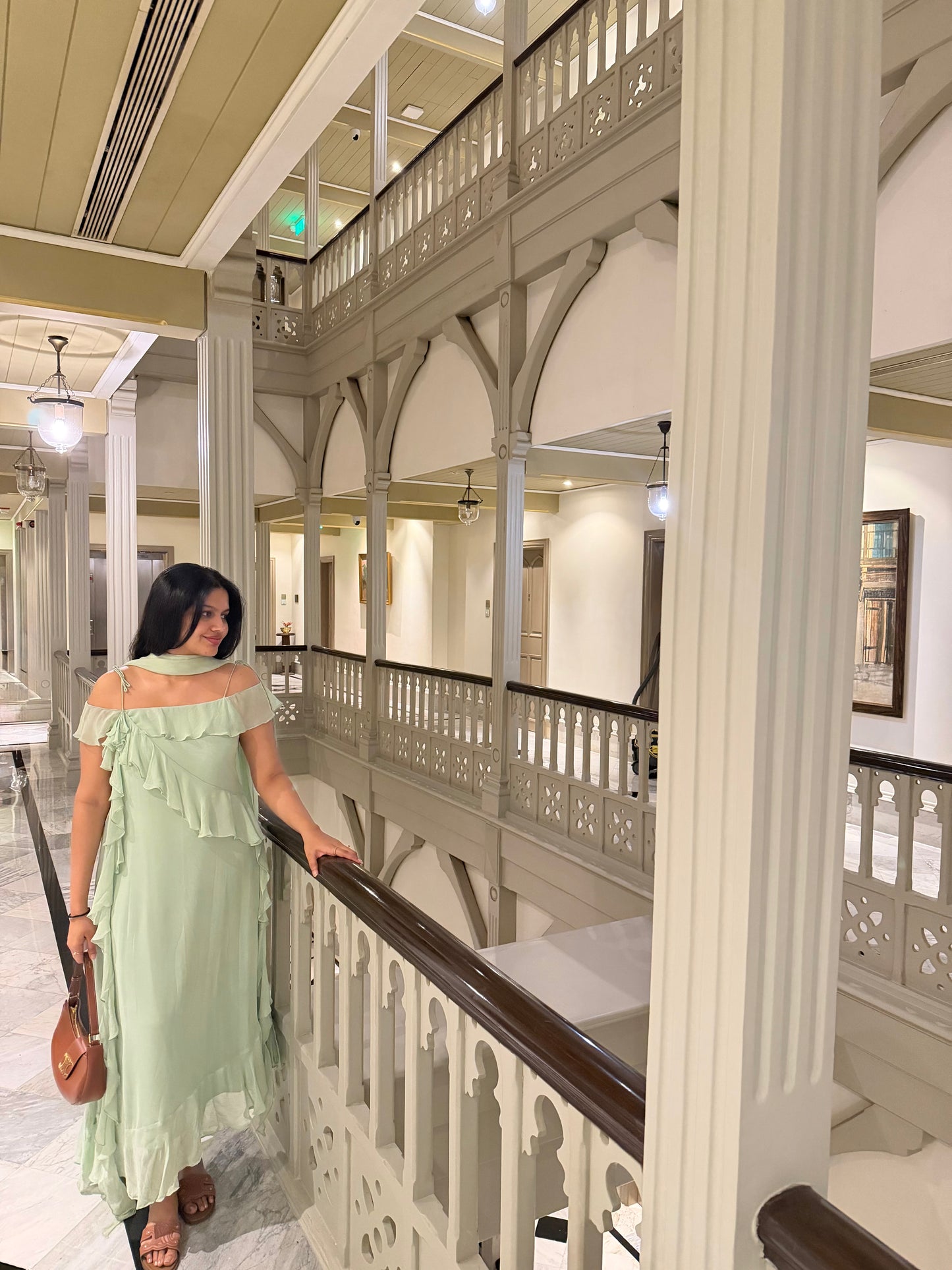 OLEA RUFFLED DRESS