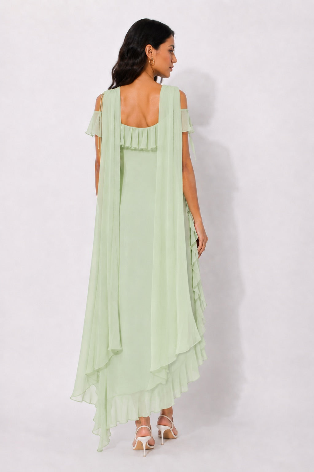 OLEA RUFFLED DRESS