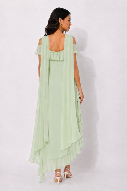 OLEA RUFFLED DRESS