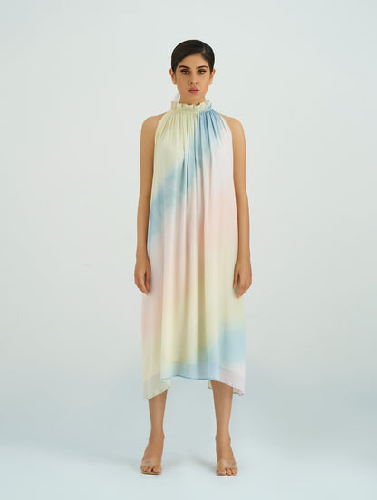 AURORA MULTIHUED DRESS