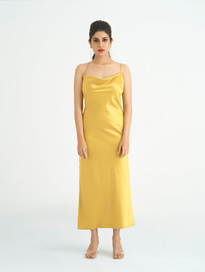 SAFFRON GOLD DRESS