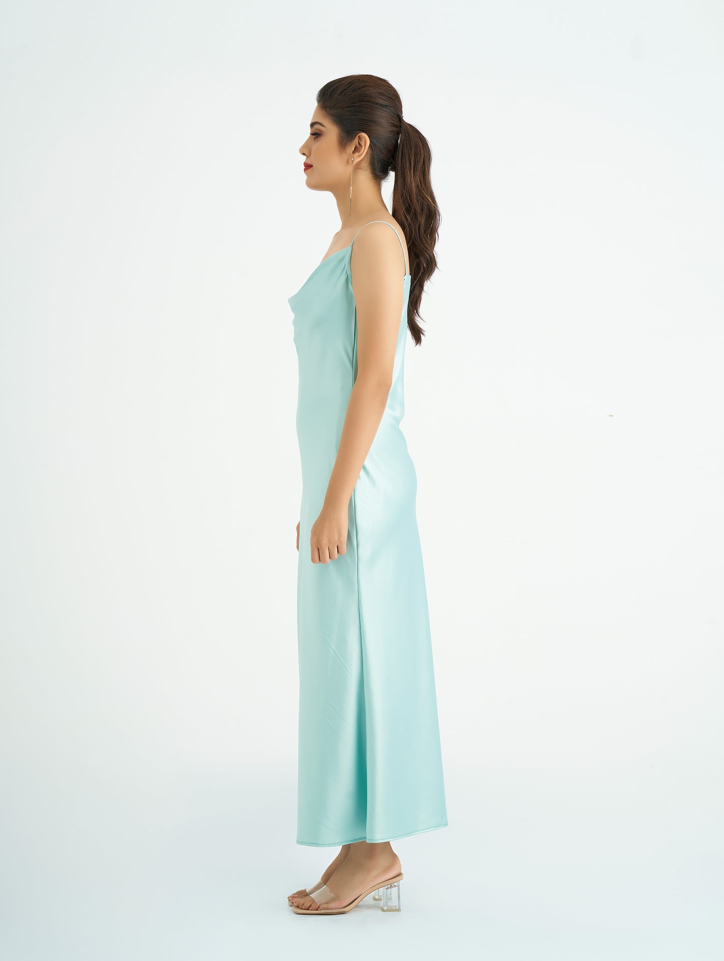 SKY BLUE SLIP DRESS